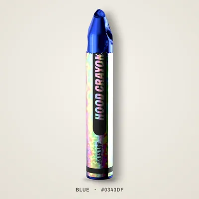 Blue crayon, #0343DF