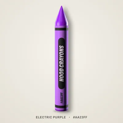 Electric Purple crayon, #AA23FF