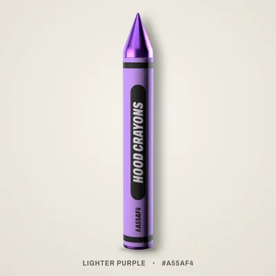 Lighter Purple crayon, #A55AF4