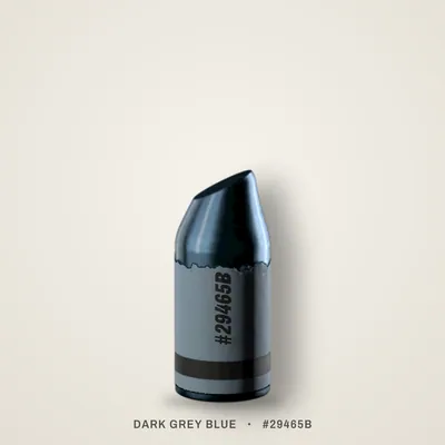Dark Grey Blue crayon, #29465B