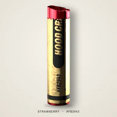 Strawberry crayon, #FB2943