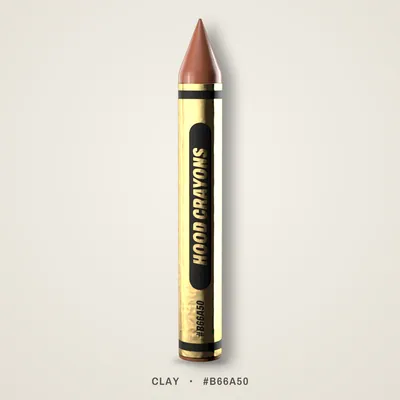 Clay crayon, #B66A50