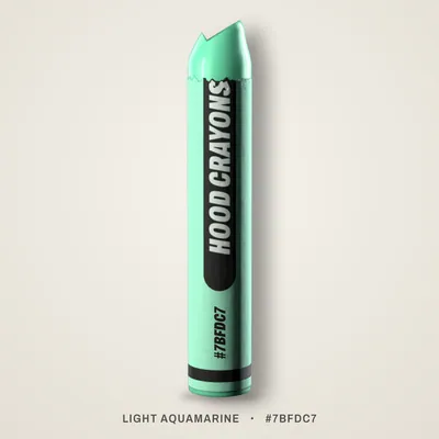Light Aquamarine crayon, #7BFDC7