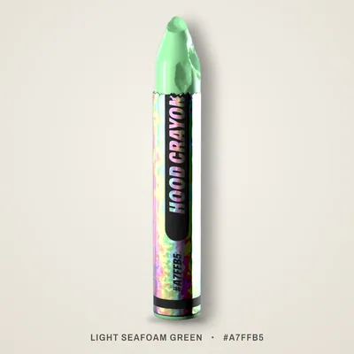 Light Seafoam Green crayon, #A7FFB5