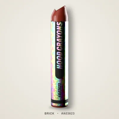 Brick crayon, #A03623