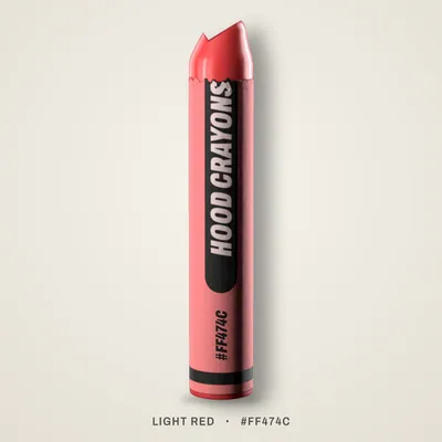 Light Red crayon, #FF474C