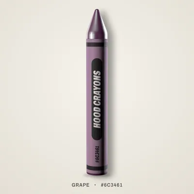 Grape crayon, #6C3461