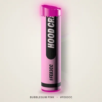 Bubblegum Pink crayon, #FE83CC