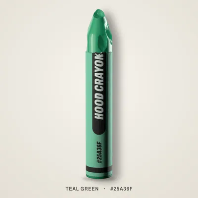 Teal Green crayon, #25A36F