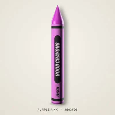 Purple Pink crayon, #E03FD8
