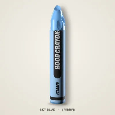 Sky Blue crayon, #75BBFD