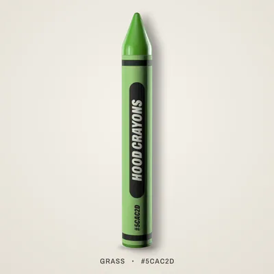 Grass crayon, #5CAC2D