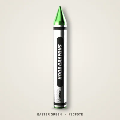 Easter Green crayon, #8CFD7E