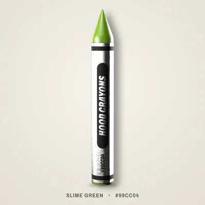 Slime Green crayon, #99CC04