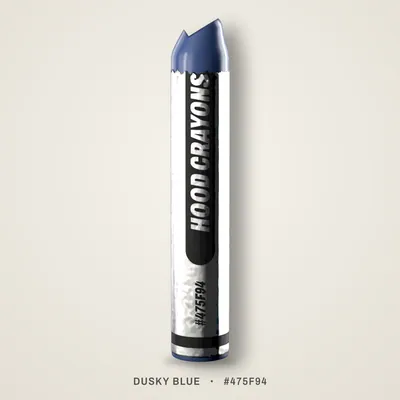Dusky Blue crayon, #475F94
