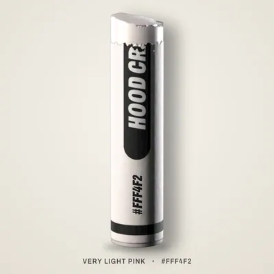 Very Light Pink crayon, #FFF4F2