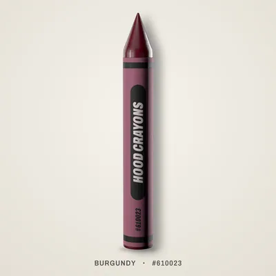 Burgundy crayon, #610023