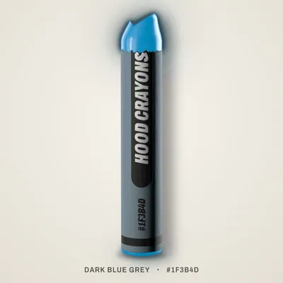 Dark Blue Grey crayon, #1F3B4D