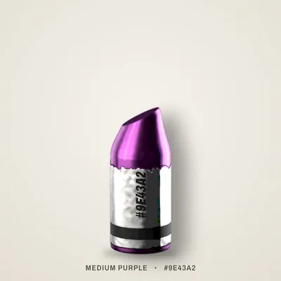 Medium Purple crayon, #9E43A2