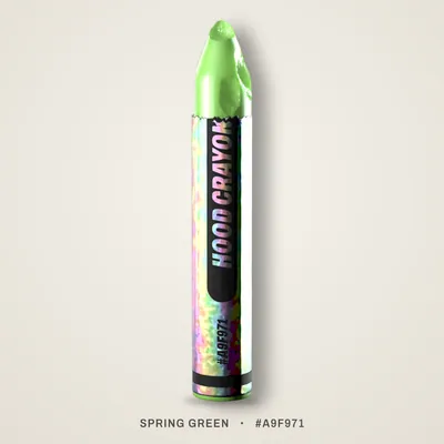 Spring Green crayon, #A9F971