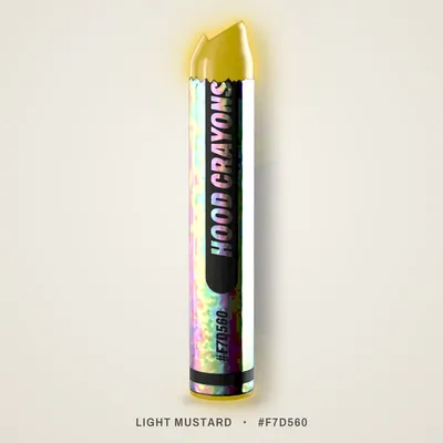Light Mustard crayon, #F7D560