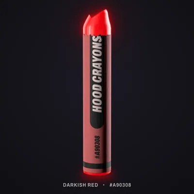 Darkish Red crayon, #A90308