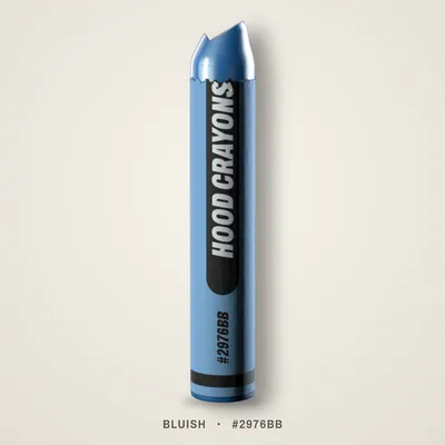 Bluish crayon, #2976BB