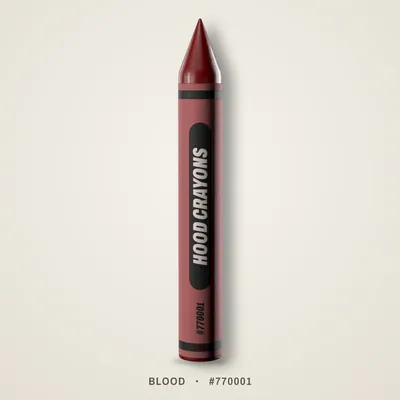 Blood crayon, #770001