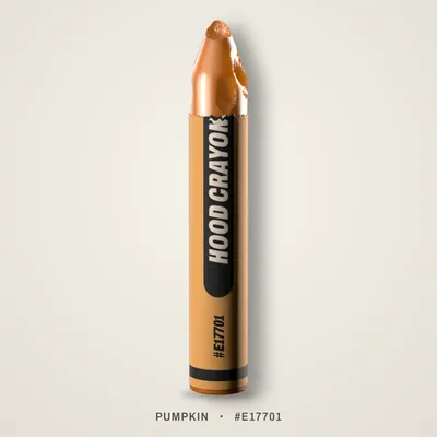 Pumpkin crayon, #E17701