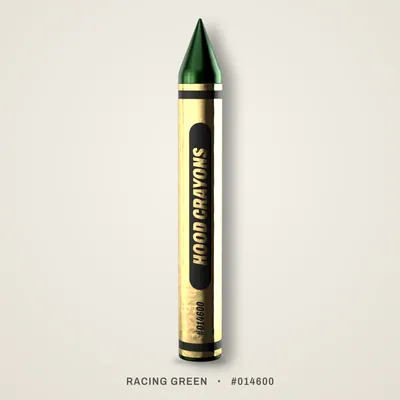 Racing Green crayon, #014600