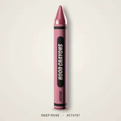 Deep Rose crayon, #C74767