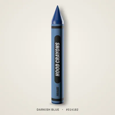 Darkish Blue crayon, #014182