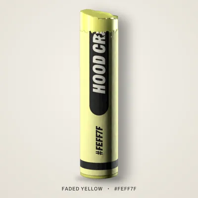 Faded Yellow crayon, #FEFF7F