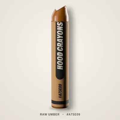 Raw Umber crayon, #A75E09