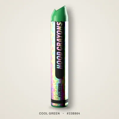 Cool Green crayon, #33B864