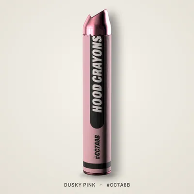 Dusky Pink crayon, #CC7A8B
