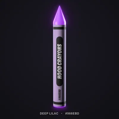 Deep Lilac crayon, #966EBD