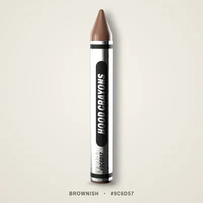 Brownish crayon, #9C6D57