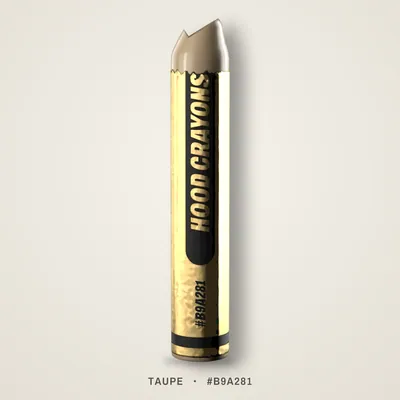 Taupe crayon, #B9A281