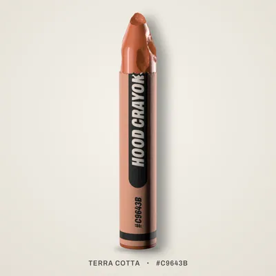 Terra Cotta crayon, #C9643B
