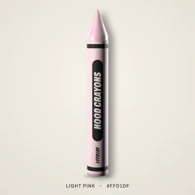 Light Pink crayon, #FFD1DF