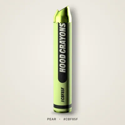 Pear crayon, #CBF85F
