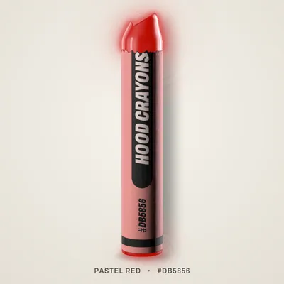 Pastel Red crayon, #DB5856