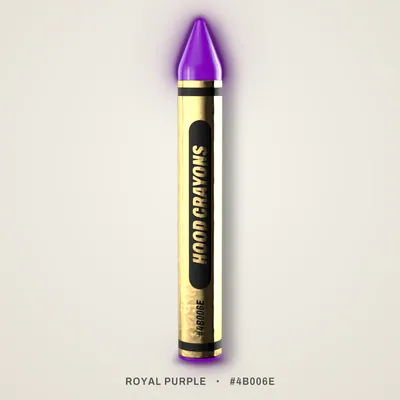 Royal Purple crayon, #4B006E