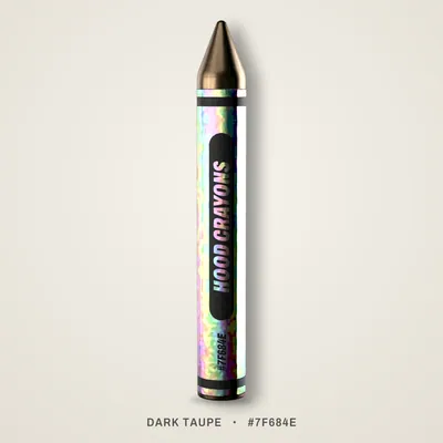 Dark Taupe crayon, #7F684E