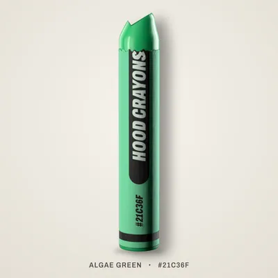 Algae Green crayon, #21C36F
