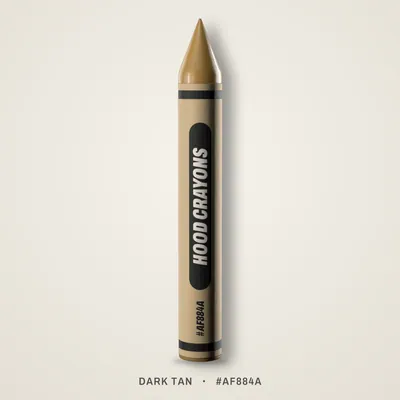 Dark Tan crayon, #AF884A