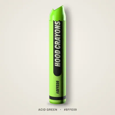 Acid Green crayon, #8FFE09