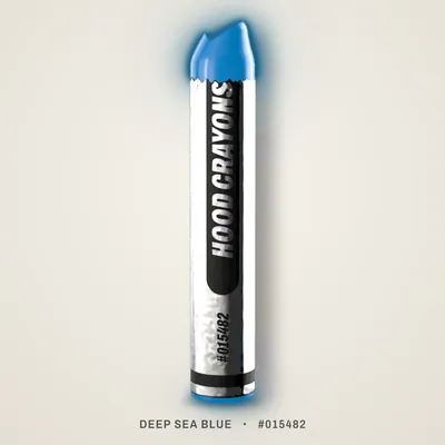 Deep Sea Blue crayon, #015482