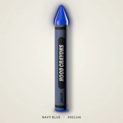 Navy Blue crayon, #001146